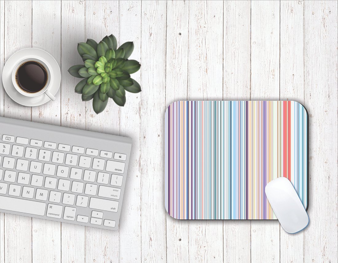 Fantaboy Lite Stripe Pattern Mouse Pad